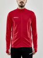 Craft Trainingsjacke Evolve Full Zip - strapazierfähige Mid-Layer-Jacke aus Stretchmaterial - rot Herren